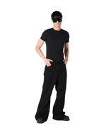 FLARED JEANS - BLACK