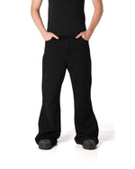 FLARED JEANS - BLACK