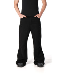 FLARED JEANS - BLACK