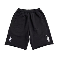 RALPH SWEAT SHORTS - BLACK
