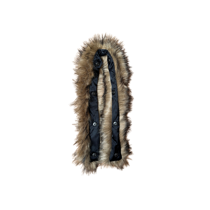 DETACHABLE FUR ZIP-UP
