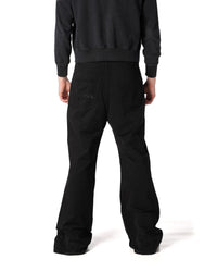 FLARED JEANS - BLACK