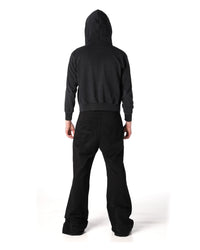 FLARED JEANS - BLACK