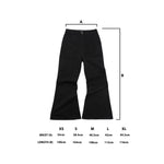FLARED JEANS - BLACK
