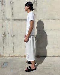 RALPH SWEAT SHORTS - GREY