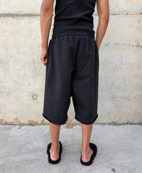 RALPH SWEAT SHORTS - BLACK