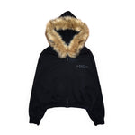 DETACHABLE FUR ZIP-UP
