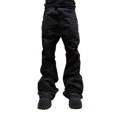 FLARED JEANS - BLACK