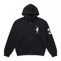 RALPH DISTRESSED ZIP-UP